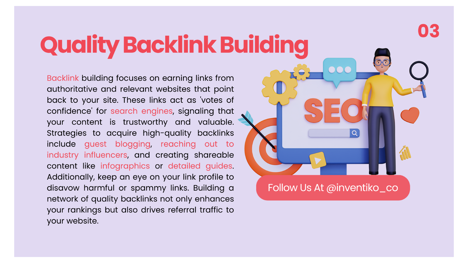 Quality backlink building Inventiko